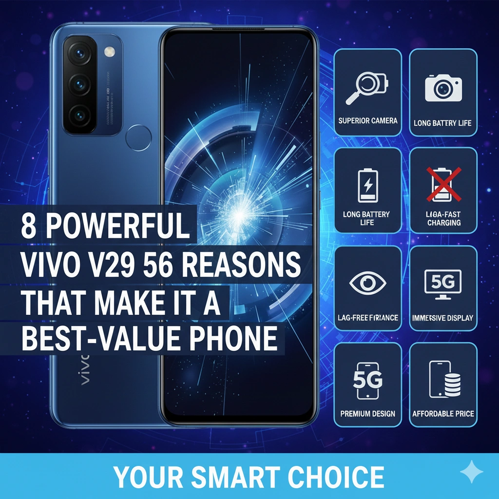 Vivo V29 5G sleek design highlighting its powerful features