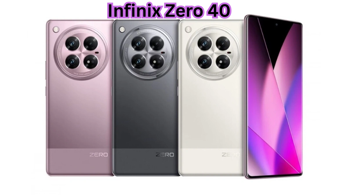 Infinix Zero 40 smartphone showcasing premium design and powerful features that beat competitors easily