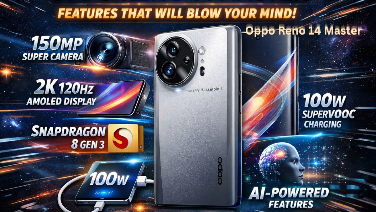Oppo Reno 14 Master smartphone with stunning design and advanced features