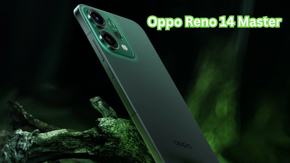 Oppo Reno 14 Master showcasing sleek design and performance features
