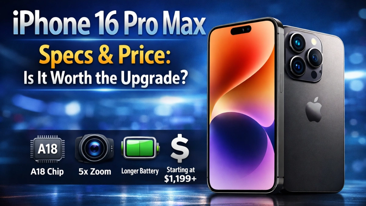 iPhone 16 Pro Max with advanced camera and sleek design