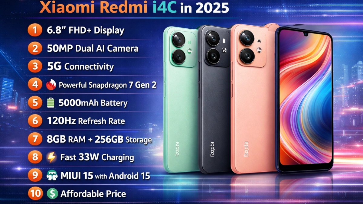 Xiaomi Redmi i4C 2025 features and specifications