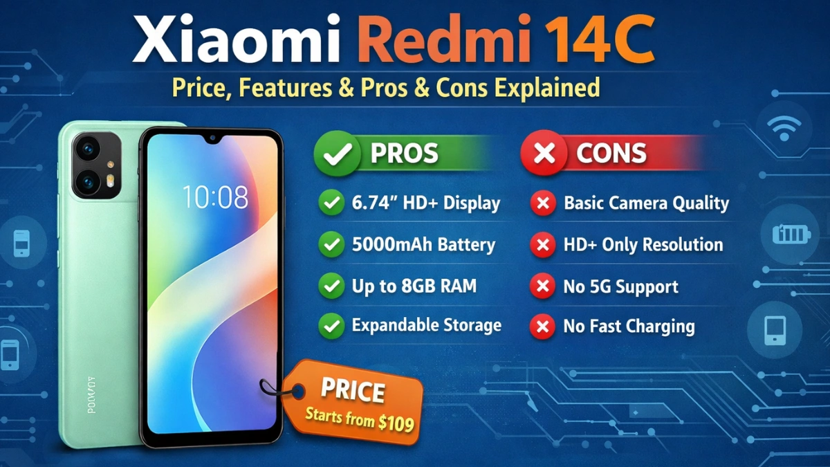 Xiaomi Redmi i4C smartphone showing front and back design with display, camera module, and build quality — Xiaomi Redmi i4C price, features, pros and cons overview
