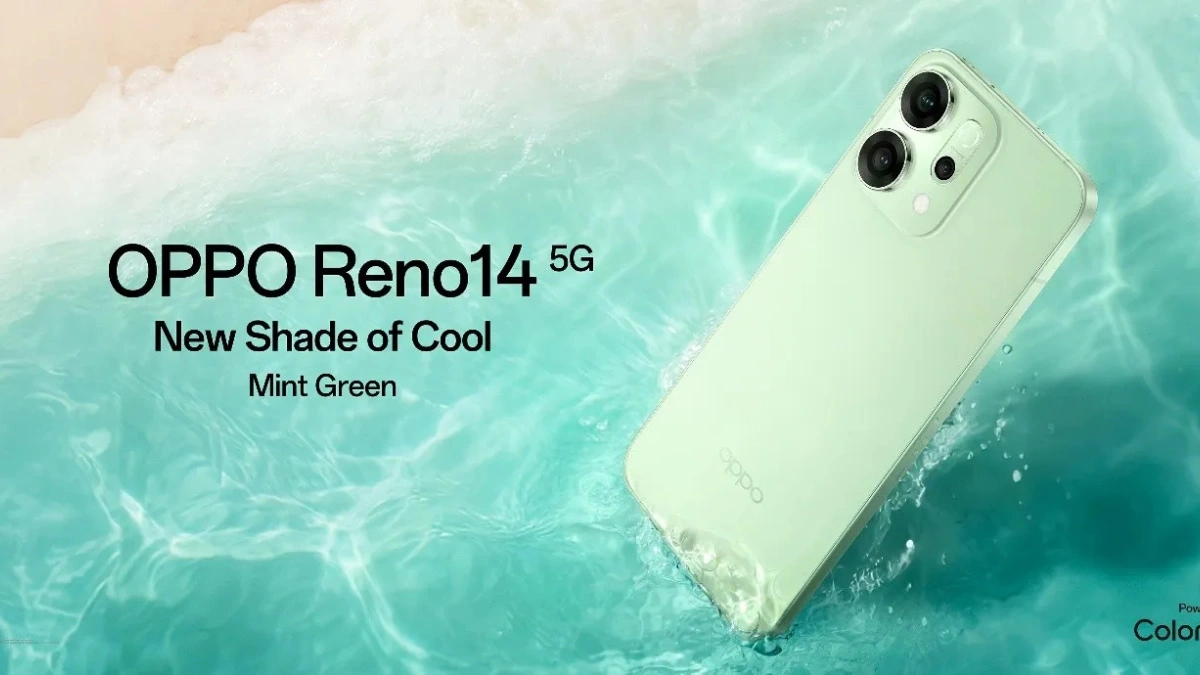 Oppo Reno 14 showcased in a premium design with advanced camera setup and sleek display, highlighting why Oppo Reno 14 is worth buying