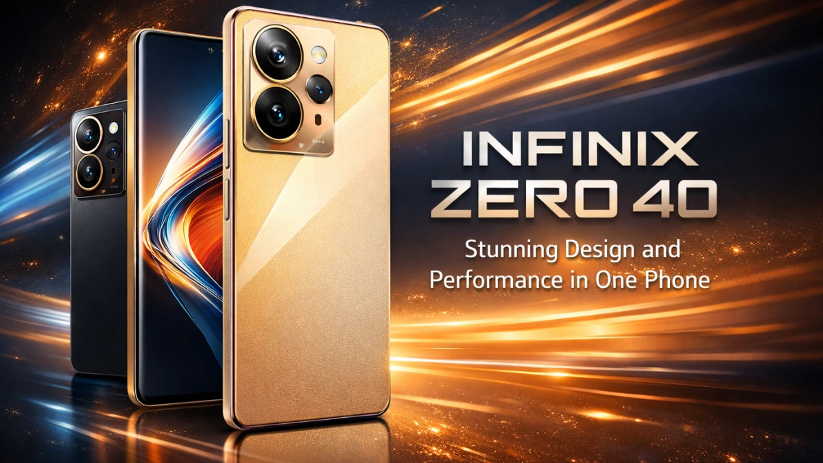 Infinix Zero 40 with sleek design and powerful performance