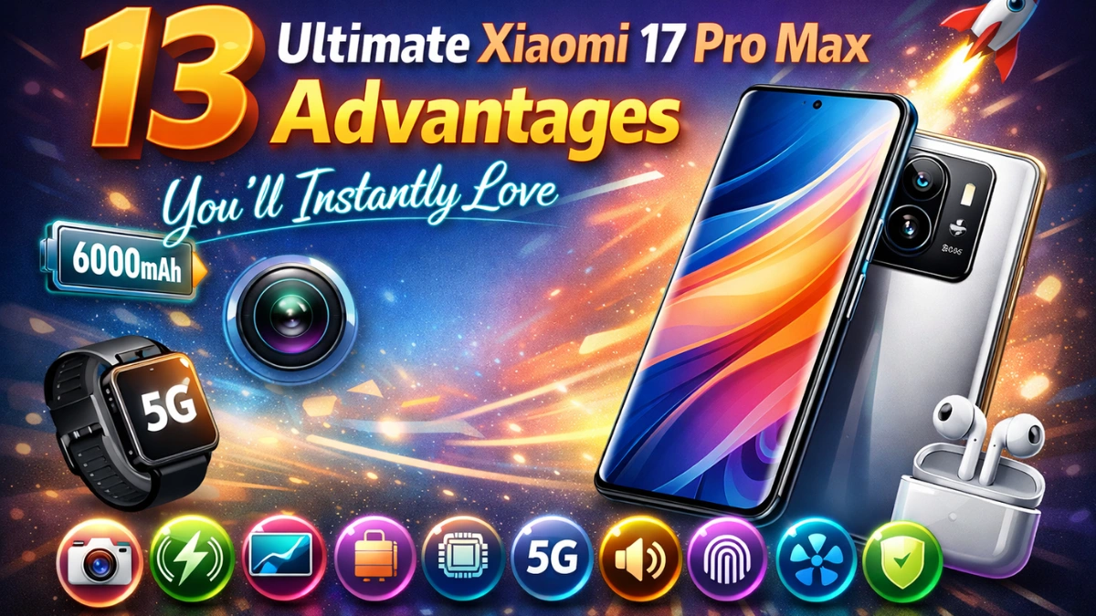 Xiaomi 17 Pro Max showcasing 13 ultimate advantages
