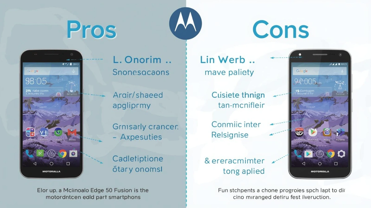 Motorola Edge 50 Fusion smartphone showcasing its premium curved pOLED display and stylish vegan leather design