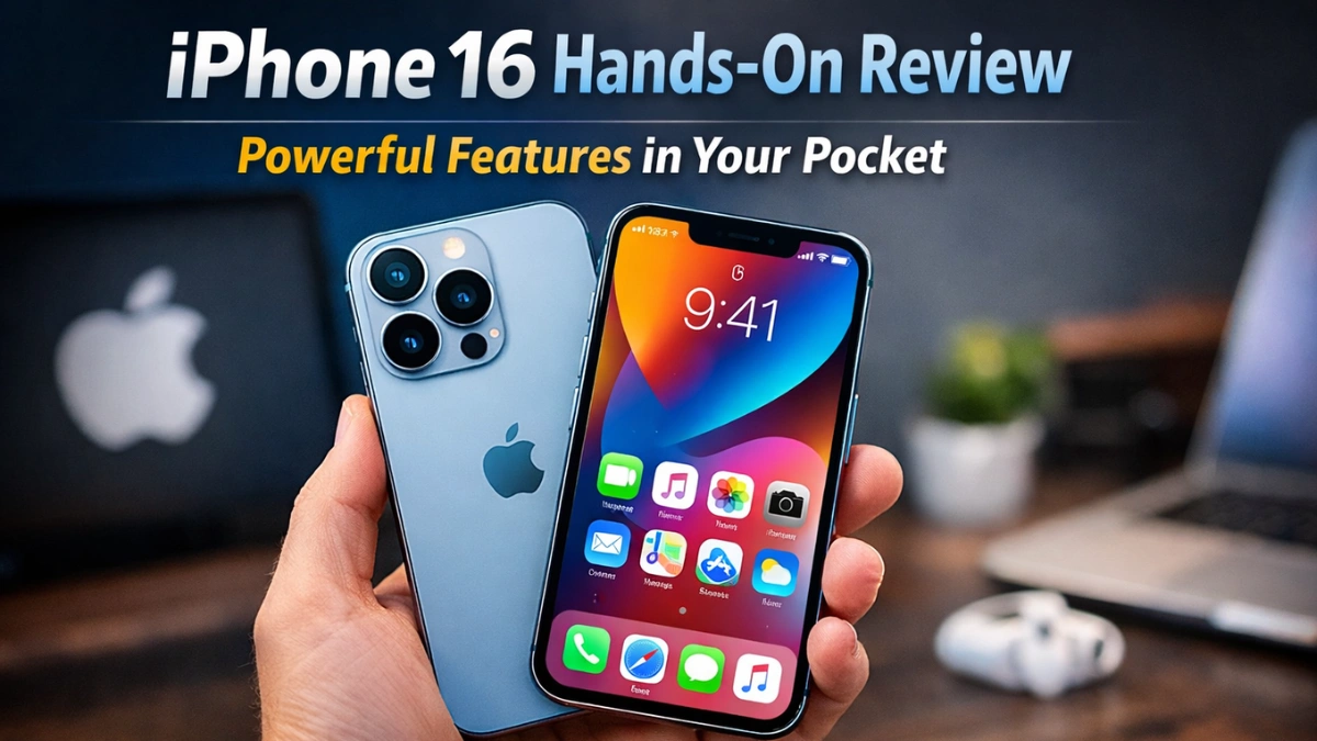 iPhone 13 next to iPhone 16 showcasing design and features