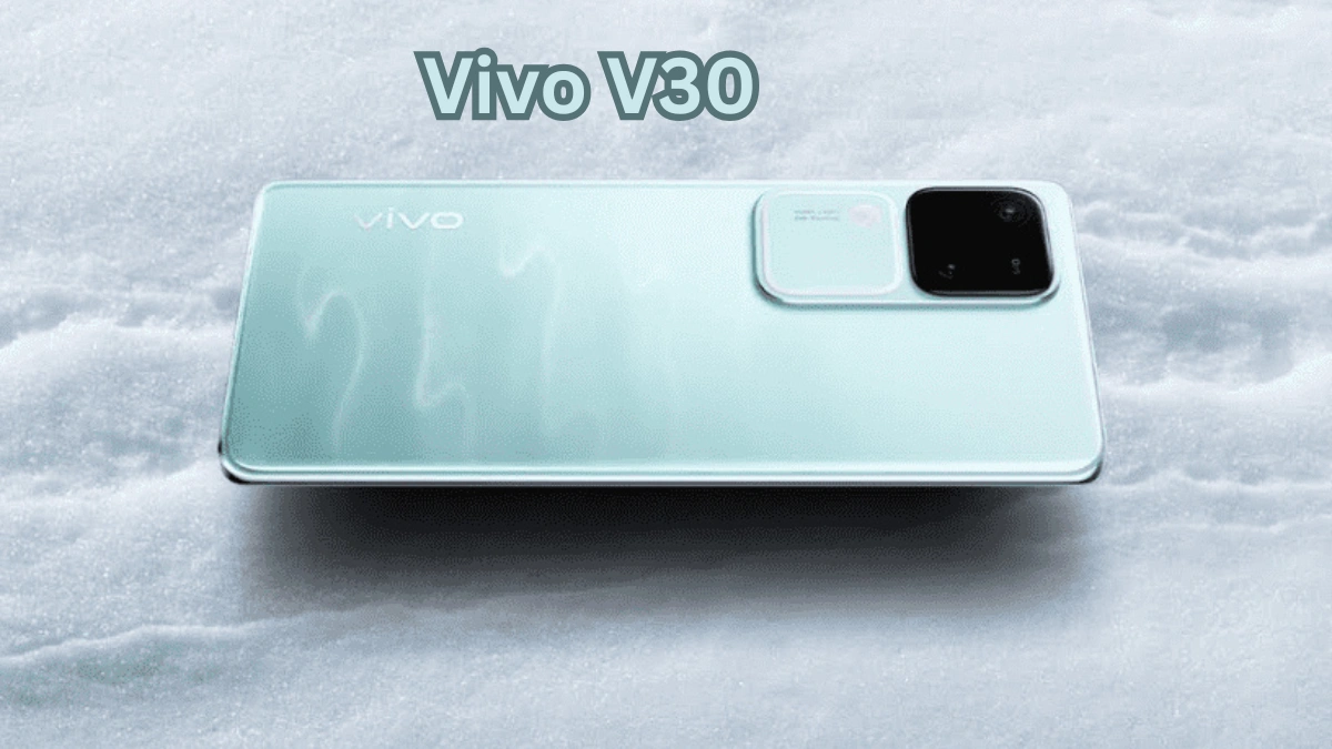 Vivo V30 smartphone rear design showcasing premium finish and dual camera module