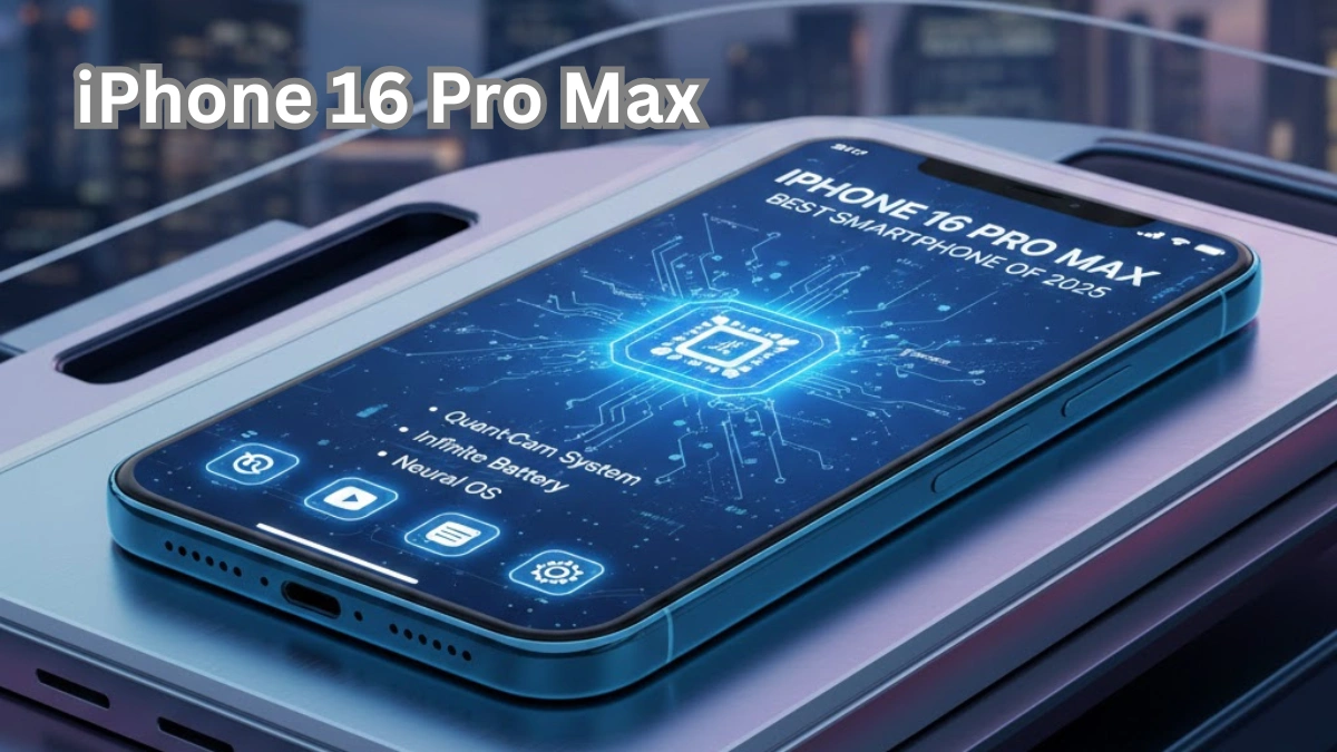 iPhone 16 Pro Max showcasing its sleek design and advanced features
